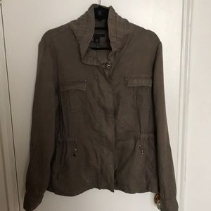 Khaki linen jacket